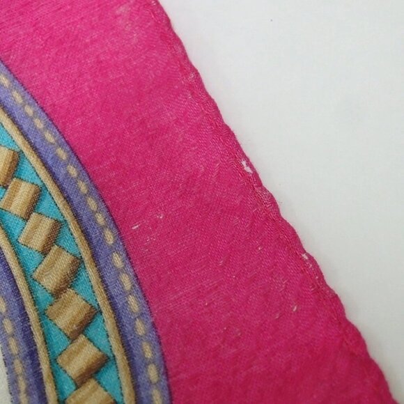 Authentic LANVIN Set of 2 Celine handkerchiefs scarf [Used] - Picture 7 of 8